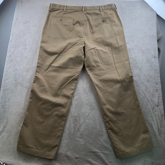 Dockers Mens D3 Classic Pants Size 40x32 Flat Front Khaki Straight Chino Casual - Picture 16 of 16